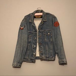 Vintage Harley Davidson Jean Jacket